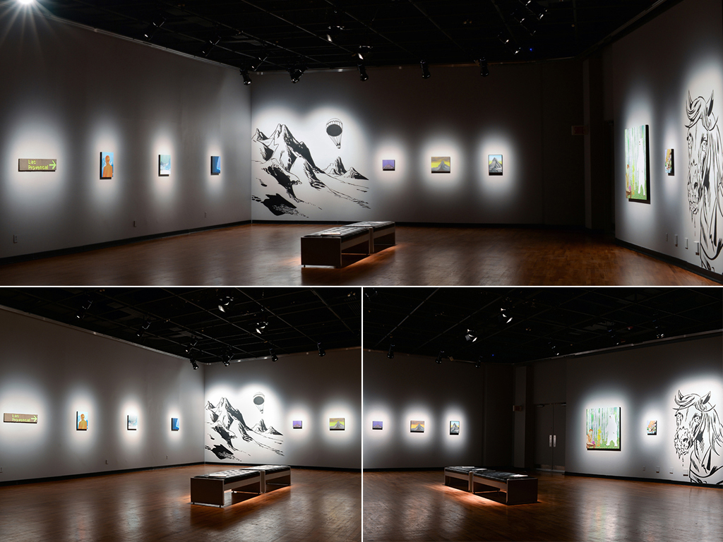 La Grande Traversée (vues de l’exposition/exhibition views), Maison de la culture Frontenac (Montréal, Qc), 2014.