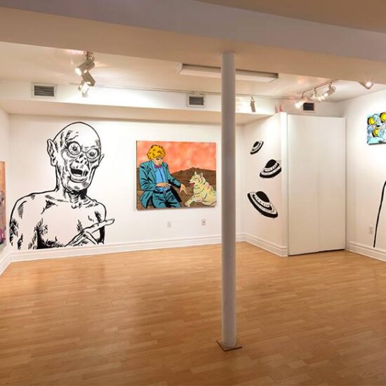 Excelsior (vue de l’exposition/exhibition view), Action Art Actuel (Saint-Jean-Sur-Richelieu, Qc), 2013.