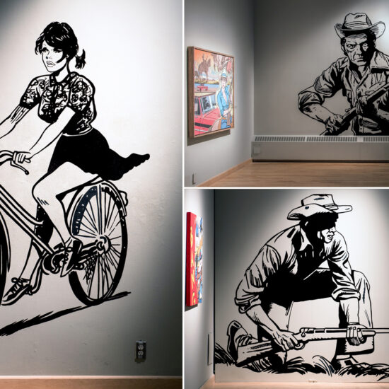 Storytelling (vues de l’exposition/exhibition views), Maison de la culture Mercier (Montréal, Qc), 2017.