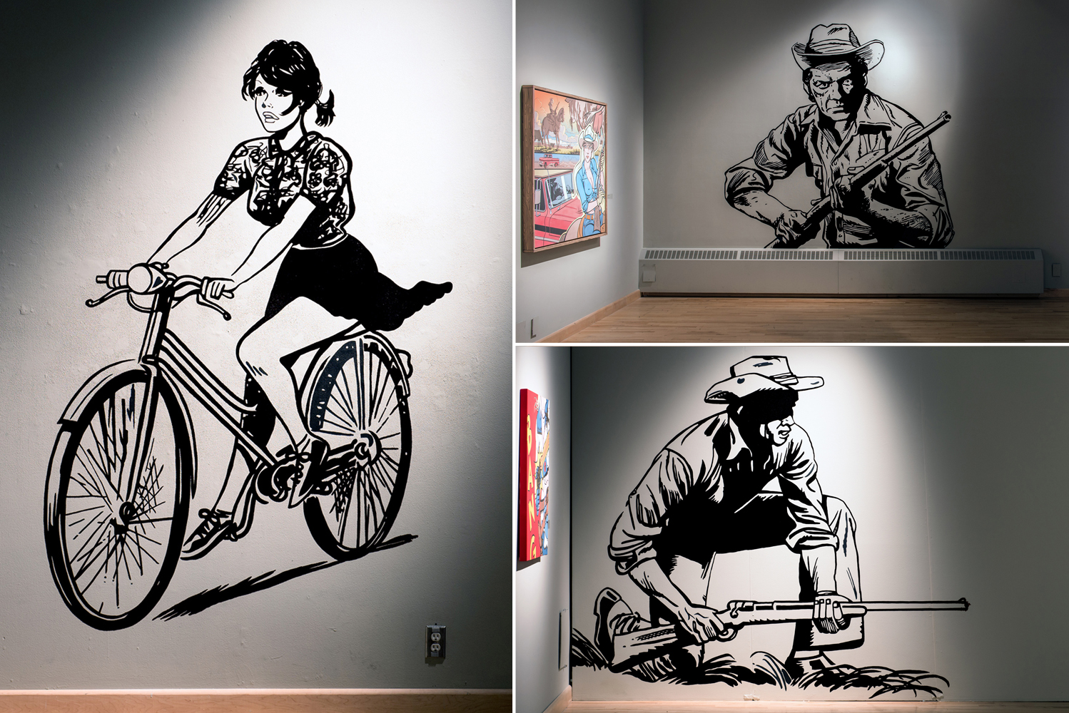 Storytelling (vues de l’exposition/exhibition views), Maison de la culture Mercier (Montréal, Qc), 2017.