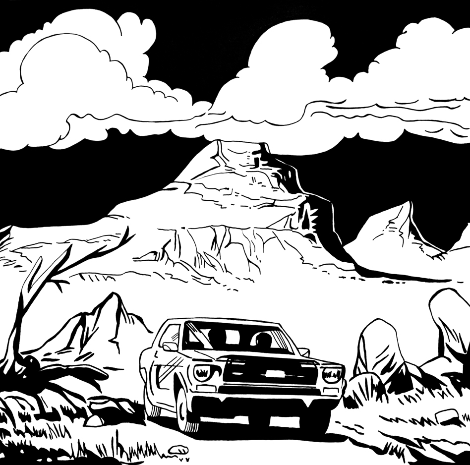 Make it last forever, Acrylique sur pochette de vinyle en carton/Acrylic on cardboard vinyl record jacket, 30.5 x 30.5 cm, 2019.